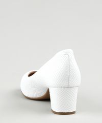Scarpin-Feminino-Beira-Rio-Conforto-Texturizado-Animal-Print-Bico-Redondo-Salto-Baixo-Grosso-Branco-9732018-Branco_4