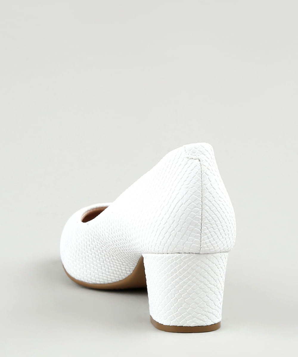 scarpin branco beira rio