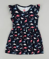 Vestido-Infantil-Estampado-de-Dinossauros-com-Babado-Sem-Manga-Azul-Marinho-9895165-Azul_Marinho_1
