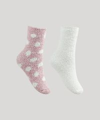 Kit-de-2-Meias-de-Inverno-Femininas-Cano-Alto-Felpadas-Multicor-9837819-Multicor_1