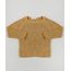 Sueter-Infantil-em-Trico-Texturizado-Decote-Redondo-Mostarda-9802841-Mostarda_1