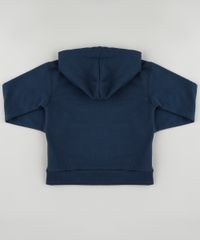 Blusao-Infantil-Basico-em-Moletom-Felpado-com-Capuz-e-Bolsos-Azul-Marinho-9798159-Azul_Marinho_2
