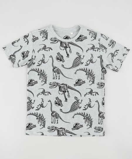 Camiseta-Infantil-Jurassic-World-Estampada-Manga-Curta-Cinza-Mescla-9873466-Cinza_Mescla_1