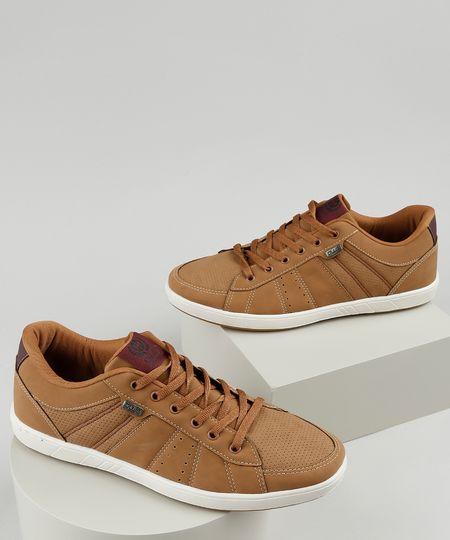 Sapatenis-Masculino-Ollie-com-Recortes-Caramelo-9905298-Caramelo_1