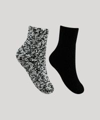 Kit-de-2-Meias-de-Inverno-Femininas-Cano-Alto-Texturizadas-Preto-9837821-Preto_1
