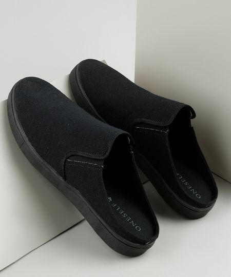 Tenis-Slip-On-Mule-Masculino-Oneself-Preto-9924379-Preto_1