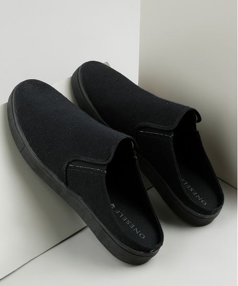 Tenis-Slip-On-Mule-Masculino-Oneself-Preto-9924379-Preto_1