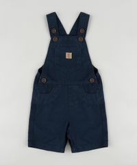 Jardineira-de-Sarja-Infantil-com-Bolsos-Azul-Marinho-9883889-Azul_Marinho_1