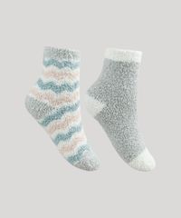 Kit-de-2-Meias-de-Inverno-Femininas-Cano-Alto-Felpadas-Cinza-Claro-9837820-Cinza_Claro_1