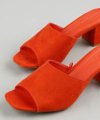 Tamanco-Feminino-Oneself-Salto-Quadrado-Medio-em-Suede-Laranja-9685099-Laranja_3