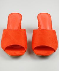 Tamanco-Feminino-Oneself-Salto-Quadrado-Medio-em-Suede-Laranja-9685099-Laranja_5