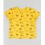 Camiseta-Infantil-Estampada-de-Bichos-Manga-Curta-Amarela-9875970-Amarelo_1