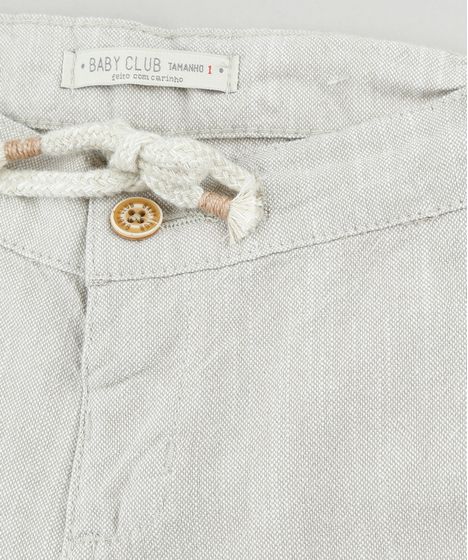 calça caqui infantil