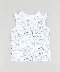 Regata-Infantil-Estampada-de-Dinossauros-Branca-9917684-Branco_1