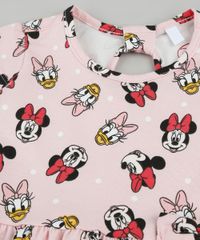 Vestido-Infantil-Minnie-e-Margarida-Estampado-com-Laco-Manga-Curta-Rosa-Claro-9909913-Rosa_Claro_5