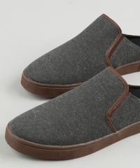 Tenis-Slip-On-Mule-Masculino-Oneself-Cinza-Mescla-Escuro-9924374-Cinza_Mescla_Escuro_3