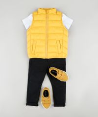 Colete-Infantil-Puffer-com-Bolsos-Amarelo-9344028-Amarelo_3