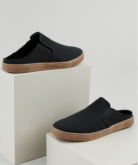 Tenis--Slip-On-Mule-Masculino-Oneself-Preto-9924376-Preto_1