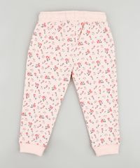Calca-Infantil-Estampada-Floral-em-Moletom-com-Bolsos-Rosa-Claro-9794861-Rosa_Claro_2