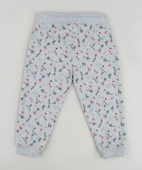 Calca-Infantil-Estampada-Floral-em-Moletom-com-Bolsos-Cinza-Mescla-9794858-Cinza_Mescla_2
