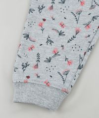 Calca-Infantil-Estampada-Floral-em-Moletom-com-Bolsos-Cinza-Mescla-9794858-Cinza_Mescla_5
