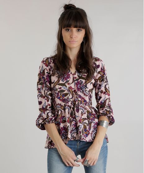 Blusa-Estampada-Floral-com-Babados-Rose-8635243-Rose_1