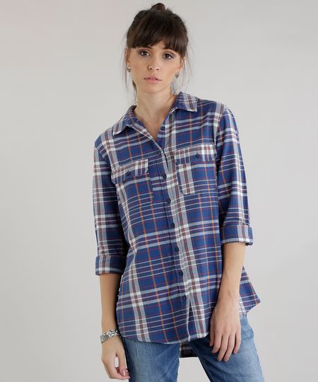 Camisa-Xadrez-Azul-8545045-Azul_1 Camisa-Xadrez-Azul-8545045-Azul_1