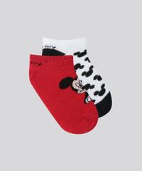 Kit-de-2-Meias-Soquete-Mickey-Multicor-8622991-Multicor_1