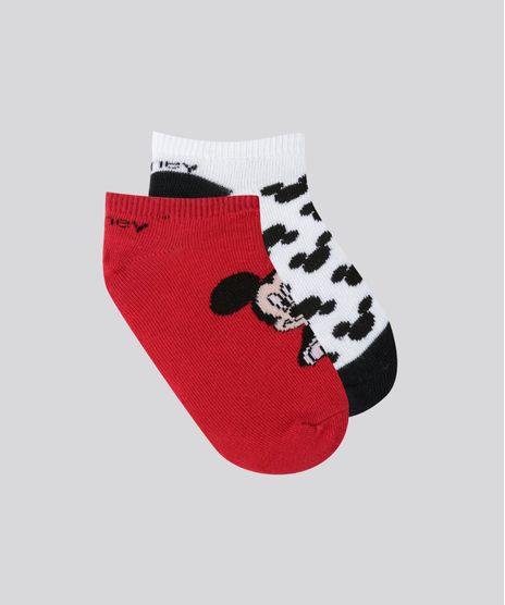 Kit-de-2-Meias-Soquete-Mickey-Multicor-8622991-Multicor_1