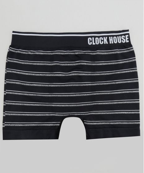 Cueca-Boxer-Listrada-Sem-Costura-Clock-House-Preta-8504197-Preto_1