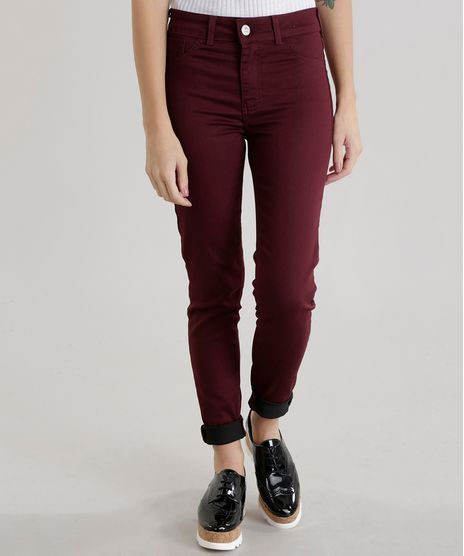 Calca-Super-Skinny-Energy-Jeans-Vinho-8622234-Vinho_1