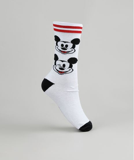 Meia-Feminina-Cano-Alto-Mickey-Branca-9743079-Branco_1