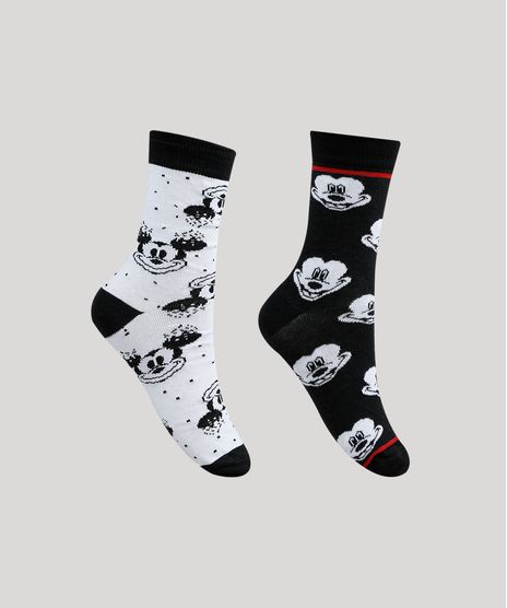 Kit-de-2-Meias-Femininas-Cano-Alto-Mickey-Estampadas-Multicor-9743075-Multicor_1