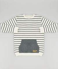 Blusao-Infantil-em-Moletom-Felpado-Listrado-com-Bolsos-Bege-Claro-9826224-Bege_Claro_1