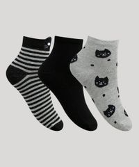 Kit-de-3-Meias-Femininas-Cano-Medio-Multicor-9920384-Multicor_1