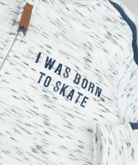 Blusao-Infantil-em-Moletom-Felpado--I-Was-Born-To-Skate--com-Bolsos-Cinza-Mescla-Claro-9830139-Cinza_Mescla_Claro_3