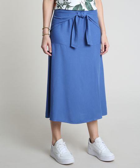 Saia-Feminina-Midi-com-No-Azul-9909492-Azul_1