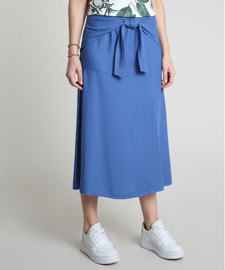 Saia-Feminina-Midi-com-No-Azul-9909492-Azul_1