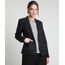 Blazer-Feminino-Estampado-Quadriculado-com-Bolsos-Preto-9820516-Preto_1