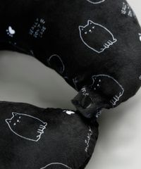 Kit-de-Apoio-de-Pescoco-Estampado-de-Gatinho---Tapa-Olho--Not-Today--Preto-9899815-Preto_4
