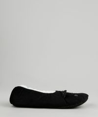 Meia-de-Inverno-Feminina-Sapatilha-Gatinho-Felpada-Preta-9837824-Preto_2