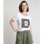 Blusa-Feminina-Pied-de-Poule--The-New-Black--Manga-Curta-Decote-Redondo-Off-White-9863000-Off_White_1