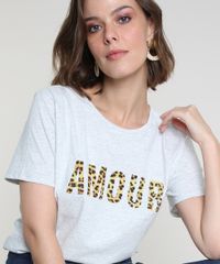Blusa-Feminina--Amour--Animal-Print-Onca-Manga-Curta-Decote-Redondo-Cinza-Mescla-Claro-9906928-Cinza_Mescla_Claro_4