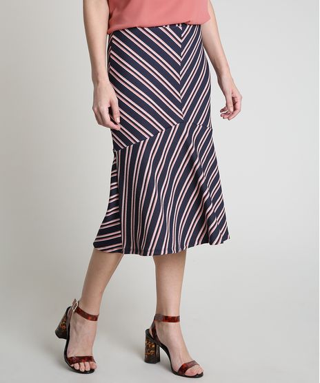 Saia-Feminina-Midi-Evase-Listrada-com-Recortes-Azul-Marinho-9875367-Azul_Marinho_1