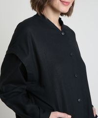 Jaqueta-Bomber-Feminina-em-Linho-com-Bolsos-Preta-9811222-Preto_4