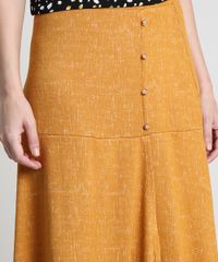Saia-Feminina-Midi-Texturizada-com-Fenda-e-Botoes-Mostarda-9906702-Mostarda_4