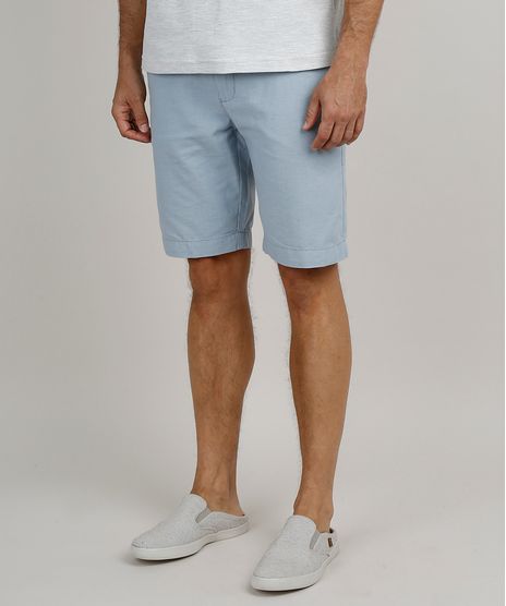 Bermuda-Masculina-Reta-Alfaiatada-com-Linho-Azul-Claro-9754938-Azul_Claro_1