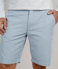 Bermuda-Masculina-Reta-Alfaiatada-com-Linho-Azul-Claro-9754938-Azul_Claro_2