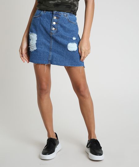 Saia-Jeans-Feminina-Curta-Destroyed-com-Barra-a-Fio-Azul-Escuro-9310412-Azul_Escuro_1 Saia-Jeans-Feminina-Curta-Destroyed-com-Barra-a-Fio-Azul-Escuro-9310412-Azul_Escuro_1
