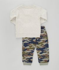 Conjunto-de-Blusao--Urso--Bege---Calca-Estampada-Camuflada-em-Moletom-Verde-Militar-8495981-Verde_Militar_2